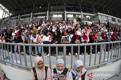 Warga antusias saksikan pembukaan PON XXI Aceh-Sumut