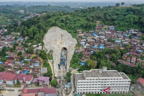 proyek pembangunan terowongan di Kota Samarinda