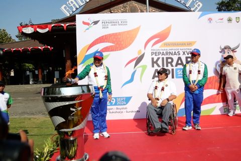 Api abadi sudah menyala di Solo, Peparnas 2024 dimulai