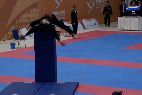 Atlet Jabar menangkan cabor Hapkido kategori nak bop high jump putra