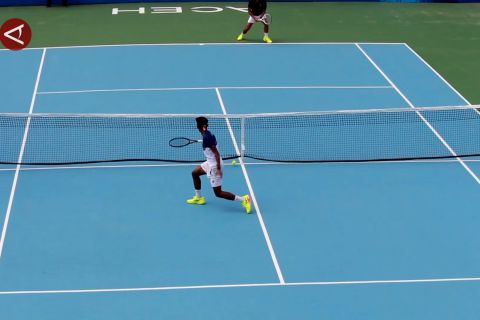 Aceh taklukkan Sumut di laga perdana cabor tenis