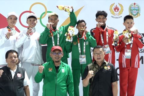 Jawa Timur gondol medali emas barongsai halang rintang