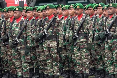 Perayaan HUT ke-79 TNI di Jayapura, fokus kawal Pilkada 2024