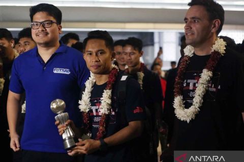 Timnas Futsal Indonesia tiba di tanah air usai juara AFF Futsal 2024