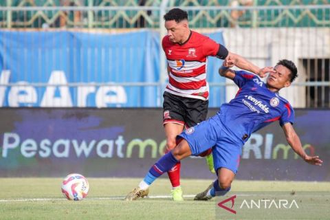 Liga 1: Arema kalahkan Madura United  4-2
