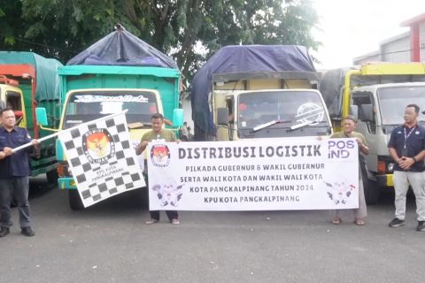 KPU Pangkalpinang distribusikan logistik langsung ke 42 kelurahan