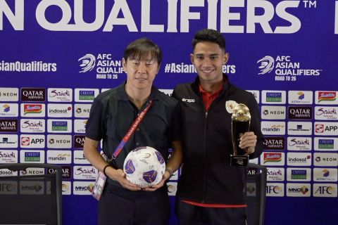 Marselino cemerlang, borong dua gol dan jadi pemain terbaik