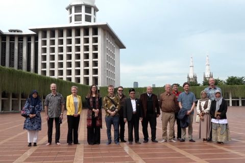 Peserta Forum Internasional Humanitarian Islam datangi Masjid Istiqlal