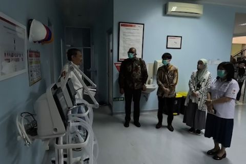 RS PMI Bogor terima empat unit ventilator dari federasi internasional