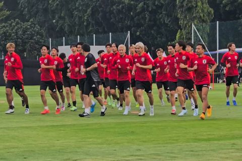 Timnas Jepang bawa kekuatan penuh untuk hadapi Indonesia