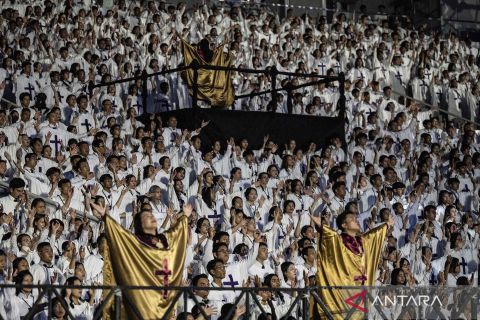 Gereja Tiberias Indonesia gelar perayaan Natal di Gelora Bung Karno