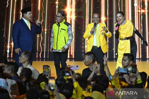 Presiden hadiri puncak HUT ke-60 Partai Golkar di Sentul