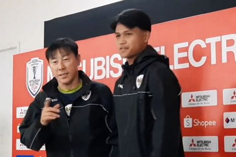 Shin Tae-yong janji kerja keras lawan Filipina di laga AFF 2024 besok