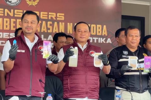 Bareskrim Polri ungkap jaringan narkoba internasional di Bandung