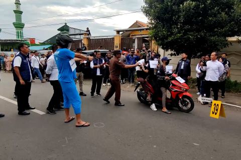 Hasil rekonstruksi: Polisi tembak siswa SMK tidak di situasi terancam