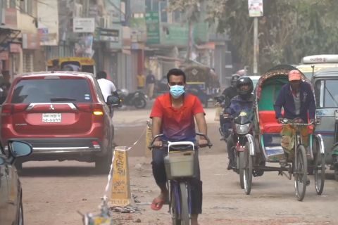 Polusi udara di Dhaka memburuk, kualitas udara di tingkat berbahaya