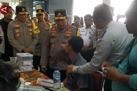 Kapolri cek kesiapan Terminal Tirtonadi jelang libur akhir tahun