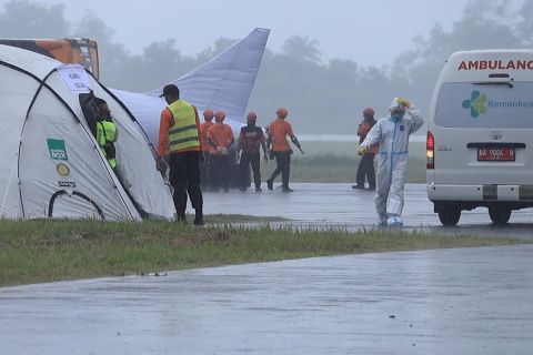 Simulasi penanganan penumpang pesawat berpenyakit menular di BIM