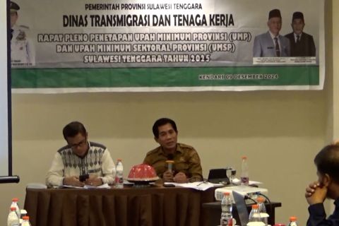 UMP Sulawesi Tenggara tahun 2025 naik 6,5 persen sebesar Rp187.587