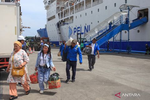Begini arus balik tahun baru di Pelabuhan Tanjung Priok
