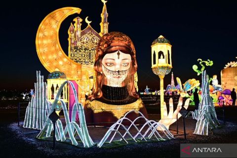 Kilau festival cahaya di Kuwait&nbsp;