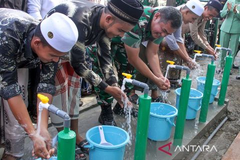 TNI AD Manunggal Air bangun 3.217 fasilitas sumber air bersih selama 2024