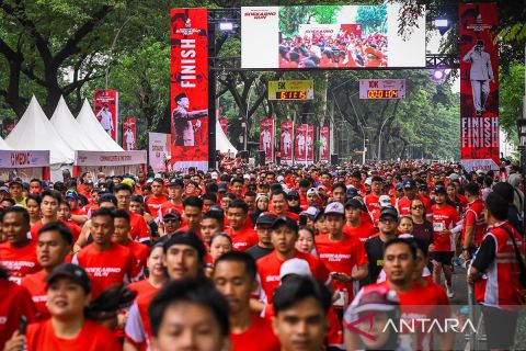 Soekarno Run 2025 meriahkan HUT ke-52 PDI Perjuangan