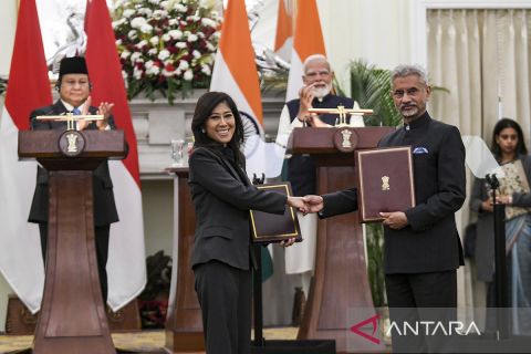 Indonesia-India sepakat bermitra dalam bidang pengembangan digital