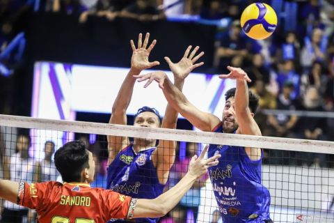 Proliga : Jakarta Lavani Livin Transmedia kalahkan Surabaya Samator 3-0
