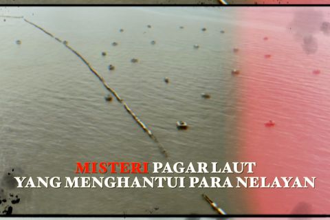 Misteri pagar laut yang menghantui para nelayan