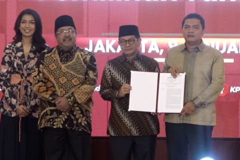 Pram-Doel ditetapkan KPU jadi Gubernur-Wagub terpilih DKJ