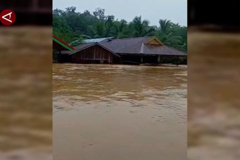 Banjir di Kapuas Tengah, enam desa terendam
