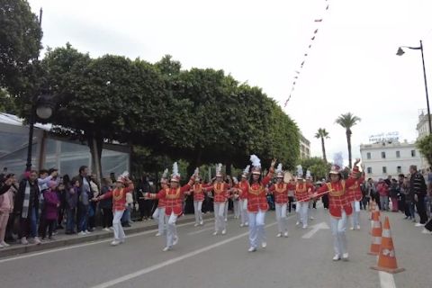 Hari tanpa kendaraan di Kota Tunis diisi kegiatan budaya dan olahraga