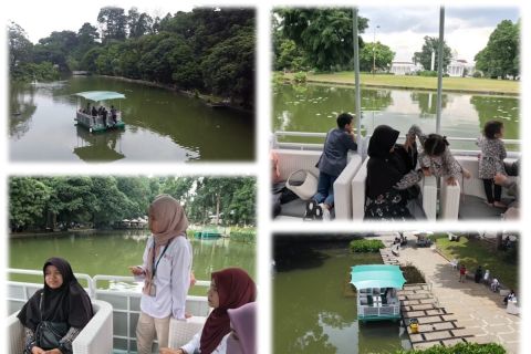 Melihat Istana Bogor lebih dekat dengan wahana tutur danau boat ride