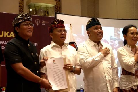 KPU tetapkan Koster-Giri gubernur & wagub Bali terpilih 2025-2030