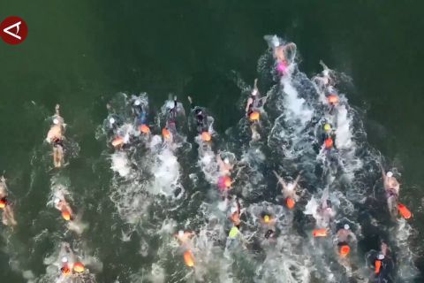 Atlet dari 20an negara ikuti tantangan renang musim dingin di China