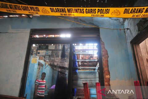 Ledakan tabung gas rusak rumah di Kudus