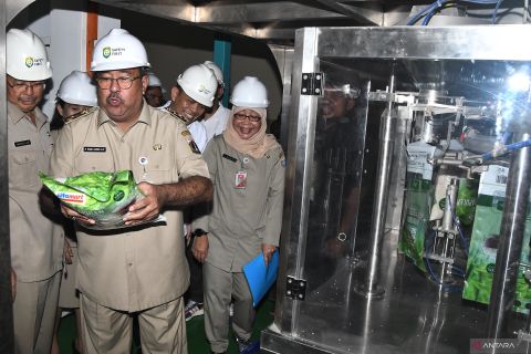 Wagub Jakarta Rano Karno tinjau Pasar Induk Beras Cipinang