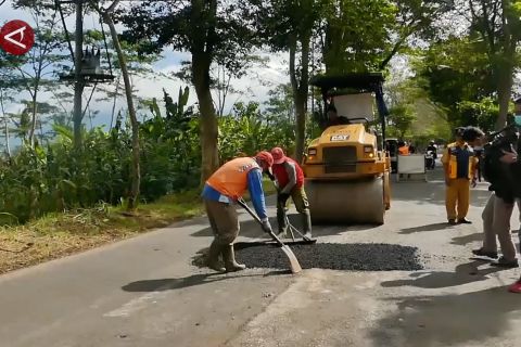 DPUPR Temanggung kebut perbaikan jalan rusak akibat hujan