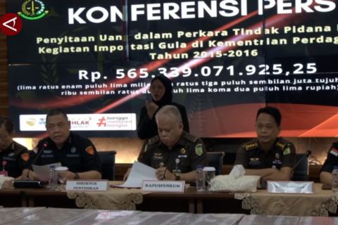 Kejagung sita Rp565 miliar terkait korupsi impor gula