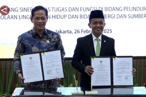 Perkuat sinergi, KLH dan Kementerian ESDM kerja sama antar sektor