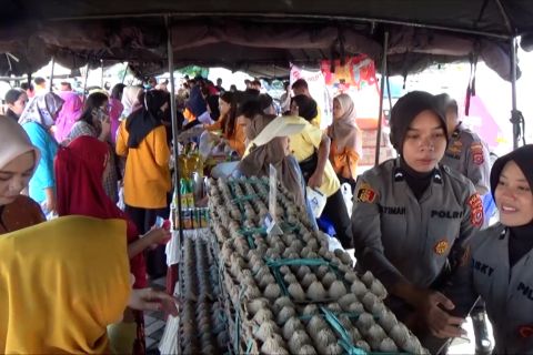 Polda Sultra gelar pasar murah sambut Ramadhan