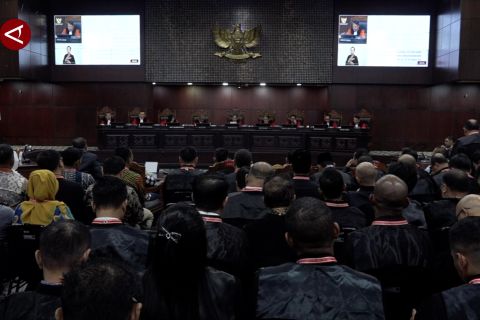 6 dari 58 perkara PHPU pilkada di MK lanjut ke sidang berikutnya