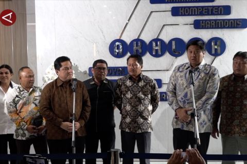Menteri PKP bahas lahan untuk program 3 juta rumah dengan Menteri BUMN