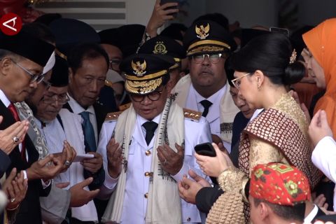 Sertijab, Pramono Anung ucapkan terima kasih untuk PJ Gubernur Jakarta