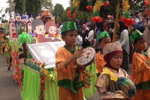 Sambut bulan suci Ramadhan, Pemkot Palangka Raya gelar pawai Tarhib