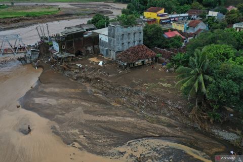Dampak banjir bandang di Sukabumi