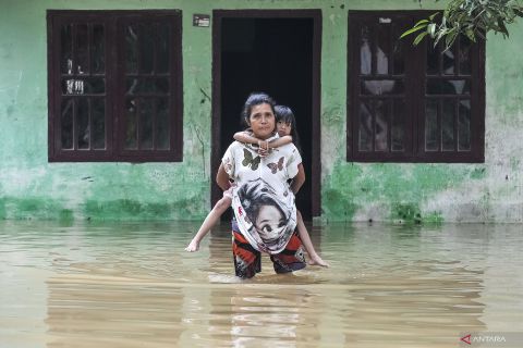Banjir di Tebo mulai surut