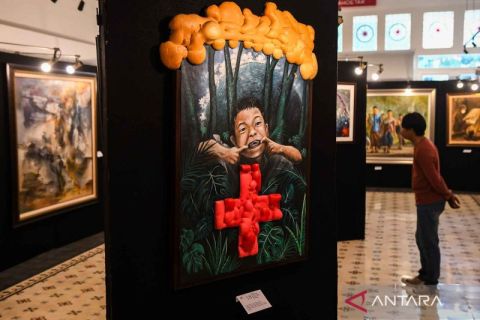 Pameran lukisan NU Gallery di Antara Heritage Center