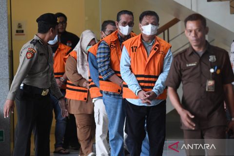 KPK tangkap enam orang tersangka kasus dugaan suap proyek PUPR di Ogan Komering Ulu